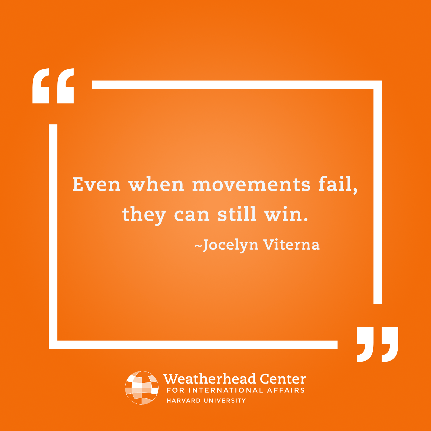 Quote by Jocelyn Viterna on when movements fail