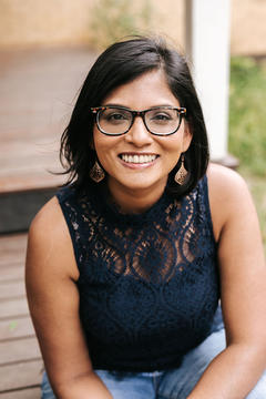 Devi Abraham head shot.
