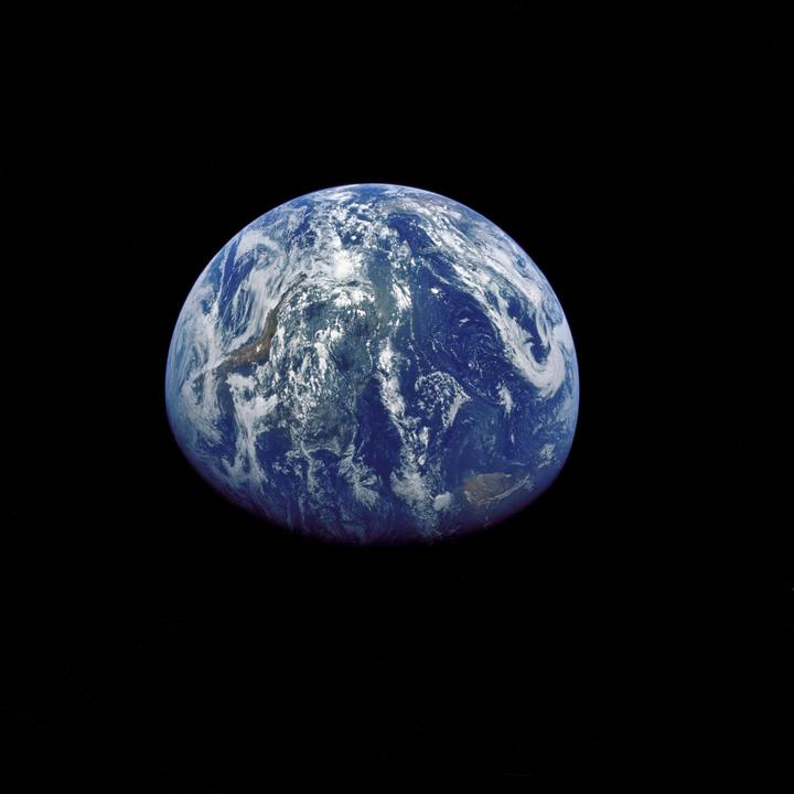 Earth as seen from space.