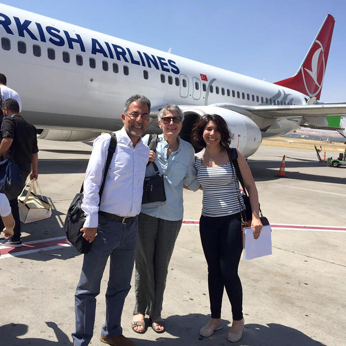 Image of Jennifer Leaning and two colleagues