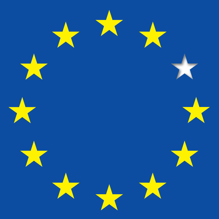 EU flag missing one star