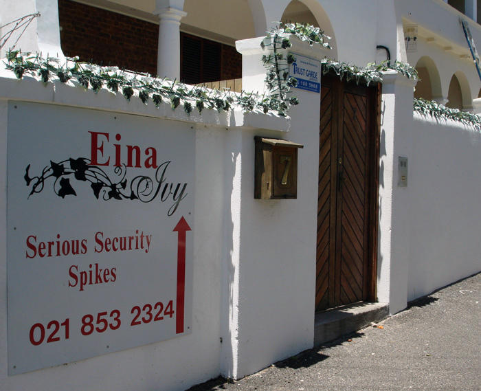 Image of spiked security fence