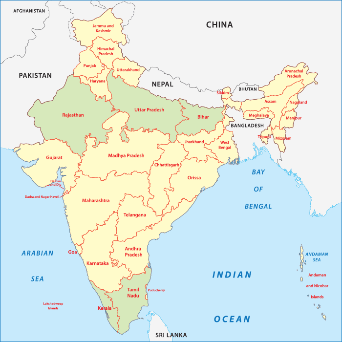 Map of India