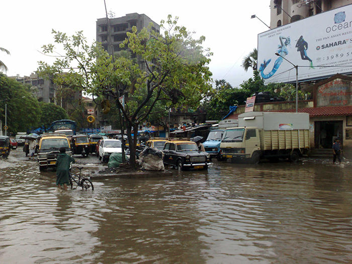 Image of monsoon flooding in Mumbai