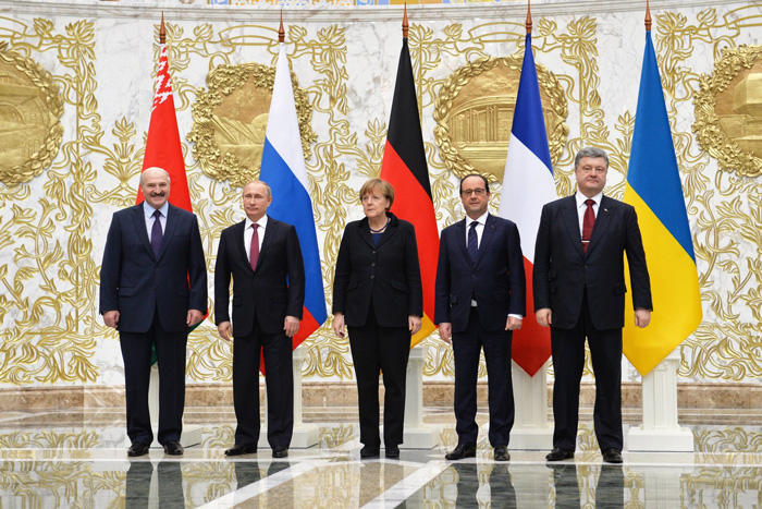 State leaders meet in Minsk to discuss agreements in February 2015