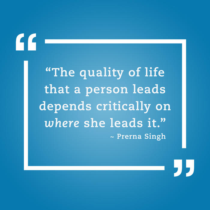 Image of quotation from Prerna Singh