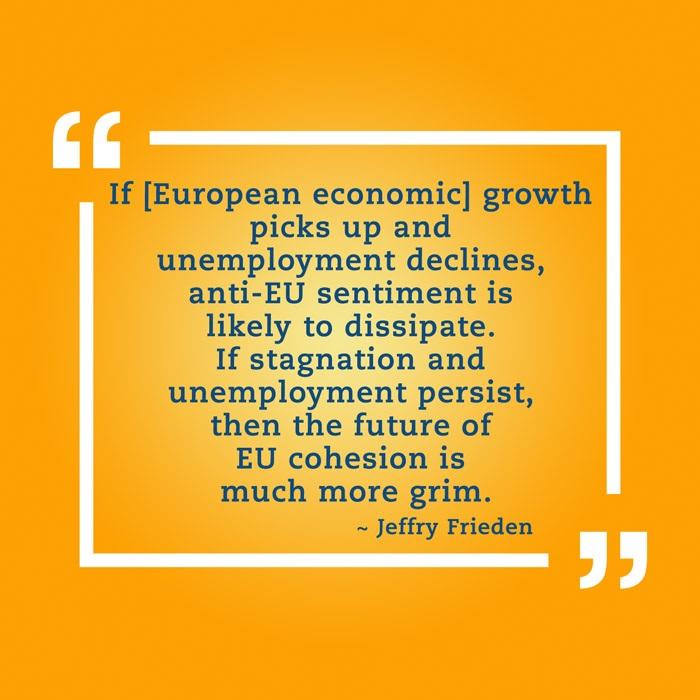 Quotation from Jeffry Frieden on European economy