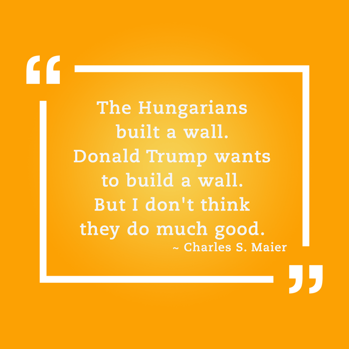 Pull quote about putting up walls
