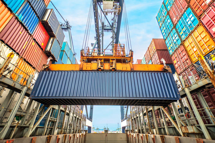 Image of shipping containers